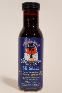 Maple Leaf Roadhouse BB Blueberry BBQ Glaze bottle gluten free